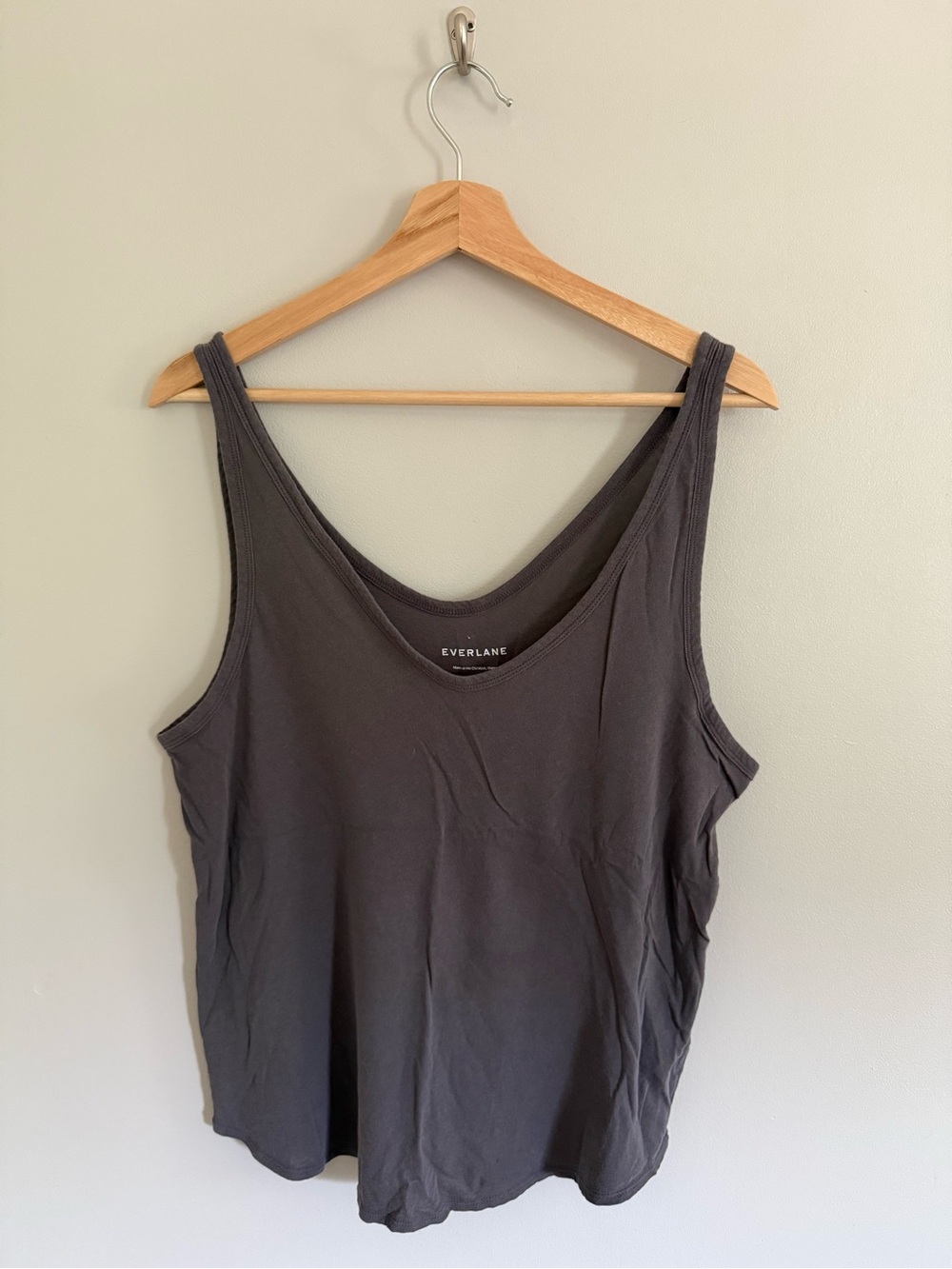 Everlane Purple Gray Scoop Neck Tank Top Women’s L